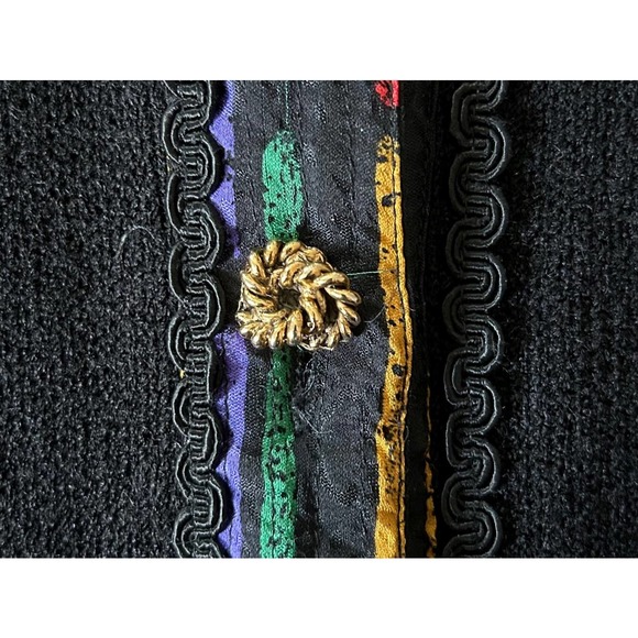 Anne Crimmins For Umi Collection Womens Size Medium Vintage 80s Sweater Cardigan - Picture 4 of 5